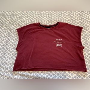 EVERLAST x RVCA cropped tee
